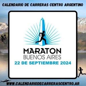 Flyer de carrera Maratón Internacional de Buenos Aires 2024