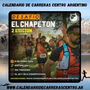 Flyer de carrera Desafío El Chapetón 2024