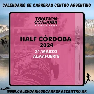 Flyer de carrera Half Córdoba 2024