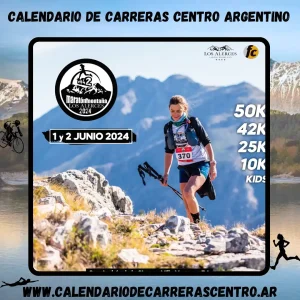 Flyer de carrera M42 Maratón de Montaña Los Alerces 2024